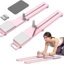 MERACH Pilates Board, Multifunctional Abdominal Plate, Detachable Ab Trainer Machine with Anti-Slip and Quiet Design, Portable Pilates Reformer for Core Workouts, Home Gym Equipment for Women