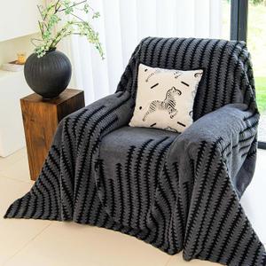 Non Slip Couch Covers for Cushion Couch Sofa, Pet Friendly Sofa Covers Washable, Heavy Duty Scratch Resistant Furniture Cover for Dogs, 71" x 91", Gray