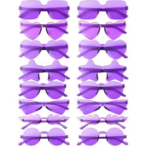 Party Sunglasses Bulk Sunglasses Pack Party Favor Retro Funky Festival Multipack Glasses Set for Women Men
