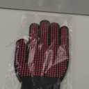 AFT90 Heat Resistant Glove for Hair Styling, Curling Iron, Flat Iron and Curling Wand, Pink Edge, Silicone Bump, 1 Piece