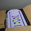 Pilates Reformer, Foldable Pilates Board, 7-in-1 Multi-Function Pilates Equipment, Home Pilates Set, Full Body Workout, Universal Portable Gym Equipment for Core Strength and Pilates Training (Purple)