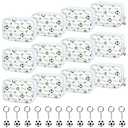 24 Pieces Soccer Team Gifts Cosmetics Bag with Soccer Keychain, Soccer Makeup Bag Accessories for Makeup Bags Clear PVC Portable Makeup Bags Toiletry Zipper Pouch for Women, Girls, Team Player(12 Set)