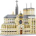 Micro Mini Notre Dame Cathedral Building Block Set, Famous Architecture, 2908 Pieces, Gifts for Kids and Adults