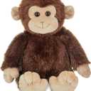 Bearington Swings Monkey Stuffed Animal - 15" Stuffed Monkey Toys - Soft Washable Plush Monkeys with Lifelike Features for Babies, Toddlers, and Animal Lovers - Adorable Gift for Kids