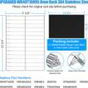 UPGRADED WB48T10095 Oven Rack Replacement for GE Profile Oven Racks Stove Shelf,304 Stainless Steel GE Hotpoint Gas Range Stove Rack Parts 23.75 x 17.4Spectra XL44 Electric Roaster Oven Wire Rack