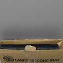 Silicone Mats for Kitchen Counter, 48"x32"(120cmx80cm) Large Heat Resistant Mat Kitchen Island Waterproof Countertop Protector Mat Nons-slip Extra Large Counter Mat, Black