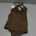 FeelinGirl Shapewear Bodysuit for Women Tummy Control Seamless Sculpting Snatched Bodysuit Body Shaper Brief (X-Small-Small, Brown)