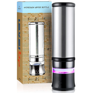 2 in 1 Hydrogen Water Bottle Generator - SPE PEM - Ozone Purification - Smart Water Bottle - 11 Ounce