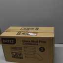 BAYZZ Glass Food Storage Containers, 5 Pack 35 Oz Glass Meal Prep Containers, Lunch Boxes with Airtight BPA-Free Lids, Microwave, Freezer and Dishwasher Safe (Gray)