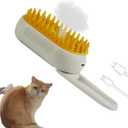 Cat Steam Brush, PetSteam Brush for Cats and Dogs, Pet Hair Removal and Grooming Tool with 3 in 1 Function, Pet Supplies for Small Medium Large Dogs and Cats