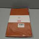 maxmill Jacquard Square Tablecloth Stain Resistant Waterproof Wrinkle Resistant Washable Soft Table Cloth, Decorative Fabric Table Cover for Dining Room, Indoor and Outdoor Use, 52 x 52 Inch, Rust