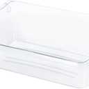 Smart Choice 240324502 Top Shelf Refrigerator Door Bin - Clear, Impact Resistant Freezer Replacement Compatible with Frigidaire 240324510 240324511, Fits Select Frigidaire & Kenmore Models