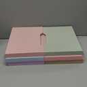 Fuutreo 6 Pcs Magnetic Wall File Organizer Magnetic Wall File Holder Refrigerator Magazine Holder for Mail Letters Paper(Aesthetic Color,10 x 13 Inch,Vertical)