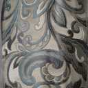 Madison Park 24 Piece Faux Silk Paisley Queen Comforter Set with Matching Curtains, Down Alternative Hypoallergenic - Teal, Queen (90 in x 90 in)