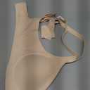 As Fairy Bras for Women Wireless Wirefree Jelly No Underwire Full Coverage Seamless Comfortable Breathable Bra (Beige,38A)