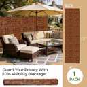 1 Pack Reed Fencing Rolls, Decorative Bamboo Fencing 4ft High Roll Reed Screen, Bamboo Reed for Balcony Patio Garden Backyard Outdoor（4FT×13FT）