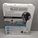 BLACK+DECKER 16 Inches Stand Fan with Pedestal Base, Height Adjustable Pedestal Fan with Remote and Touch Control Panel, Free Standing Fan with 90-Degree Oscillating and 3-Speed Settings, Black