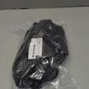 Olsa Dog Raincoat, Dog Hooded Slicker Poncho, 4 Legs Rain Jacket with Reflective Stripe, Transparent Water Proof Resistant Rain Snow Clothes for Small Medium Large (Black, XL)