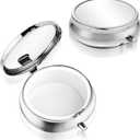 Sibba Portable Medicine Pill Case, Travel Multi-Functional Moisture Proof Pill Box for Purse & Pocket, Cute Metal Medicine Pill Organizer Box for Vitamins, Fish Oil & Supplements(1 Compartment)