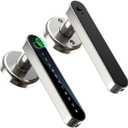 IRONZON Fingerprint Door Lock Biometric Door Lock with Keypad with Handle for Home Hotel Office Apartment Bedroom