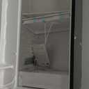 ARCTIC CHEF Mini Refrigerator, Compact Freezer Compartment, Adjustable Thermostat Control, Reversible Door, Ideal Fridge for Dorm, Office, Apartment, Platinum Stainless, 3.2 Cubic Feet