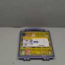 haisstronica 220PCS Tinned Copper Wire Lugs Kit,110PCS AWG 8 6 4 2 1 Heavy Duty Battery Cable Lug Ends Ring Terminal Connectors,Electrical Eyelets with 110PCS 3:1 Heat Shrink Tubing