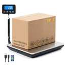 Digital Shipping Postal Scale 0.5 oz High Accuracy 440lb Commercial Weight Scale for Package, Small Business, Mail, Warehouse, Home, Dual Powering Source & Cable Provided