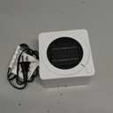 Gaiatop Mini Space Heater, Lightweight PTC Ceramic Fast Heating 500W Energy Efficient for Indoor Use, Overheating & 45 Tip-Over Protection, Portable Desk Electric Heaters for Office Home White