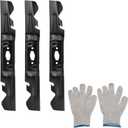 Mulching Blade Set 742P05086-X 54" Fit for MTD XT1-GT54 ST54 ZT1-54 ZT2-54 Replacement 490-110-C205 742-05086-X CMXGZAM110205