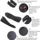 Height Increase Insoles 4-Layer Air up Shoe Lifts Elevator Shoes Insole 2.95inches(7.5 cm) Heels Lift Inserts for Men and Women