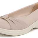 LifeStride Women's Paige Machine Washable Slip on Loafer (9, Barley Beige)