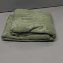 Kotile Sage Green Sheer Curtains 84 Inches Long 2 Panels, Knitted Rustic Floral Pattern Lace Sheer Curtains for Bedroom Living Room, Rod Pocket Privacy Sage Curtains, 52 x 84 Inch, Sage Green