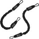 Pull Up Assistance Bands - 4 Heavy Duty Pull Up Bands with Adjustable Strap and Foot Rest - Stackable Pull Up Assist Band Set for Pull Up Bar - Resistance Bands for Pull Ups Chin Ups Strength Training