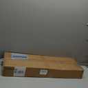 Stainless Steel Straight Spring Loaded Mud Flap Hangers Brackets Mudflap Holders Mounts Set 1-1/8" Bolt Spacing 30" Length with Aluminum Reflective Tapes fit for Semi Trucks, 2 pcs