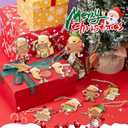 2 x Thyle 12 Pcs Potato Christmas Ornament Set Wooden Christmas Tree Decorations Potato Hanging Ornaments with Hanging Rope for Xmas Holiday Party Supplies