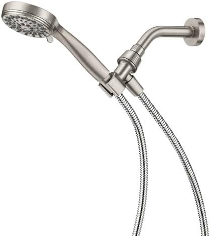 Moen 20091SRN 5-Setting Hand Held Brushed Nickel Spot Resist Shower Head, 2.5 GPM - Amazon.com