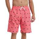 Landisun Mens Swim Trunks Board Shorts Swimsuit Swimwear Swim Shorts Bathing Suits Quick Dry with Mesh Lining, XL