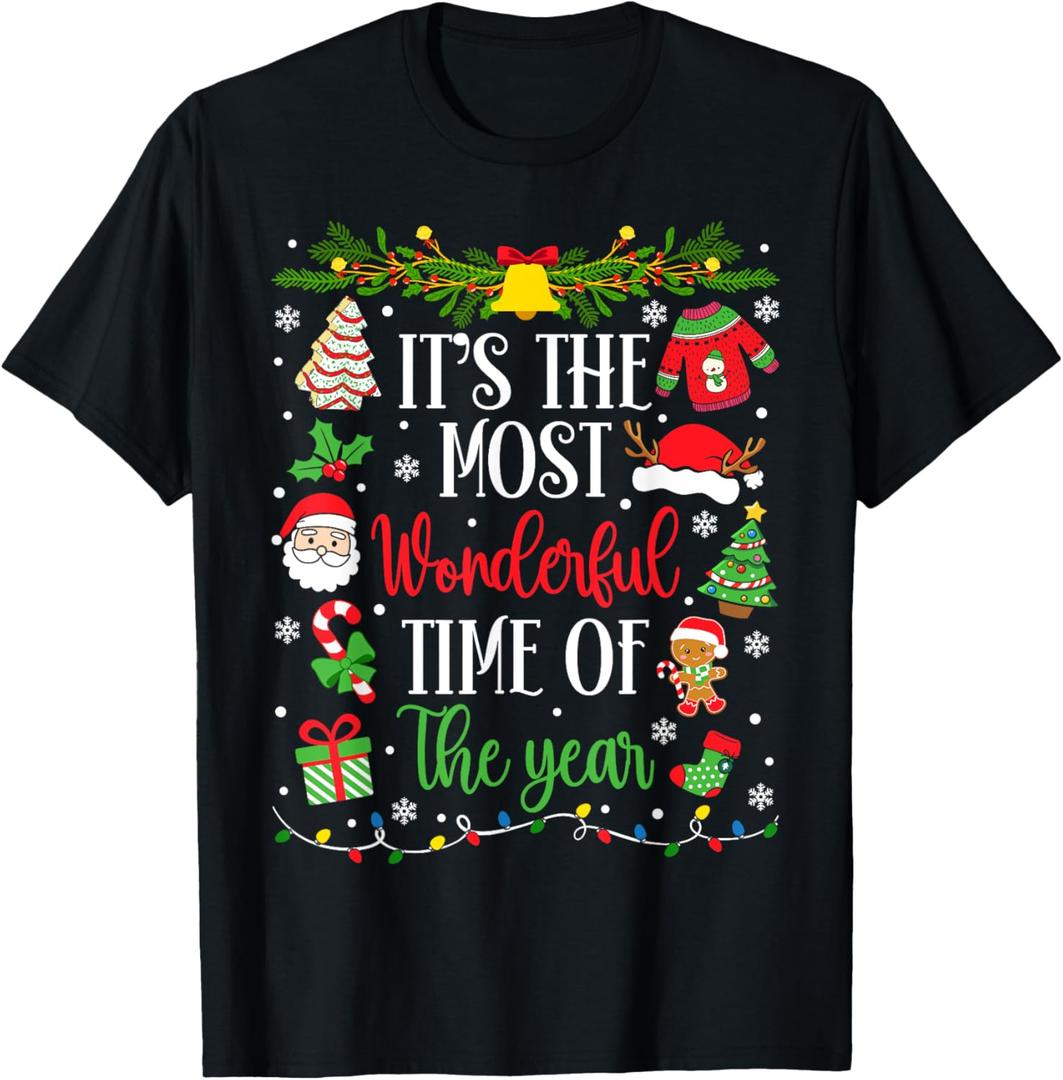It's The Most Wonderful Time of The Year Merry Christmas T-Shirt