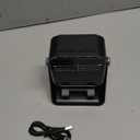 Induction Speaker with Phone Stand 5 in 1 Wireless Induction Bluetooth Audio for iPhone Android Phone Speakers Amplifier with Rechargeable Colorful Light, Birthday Gifts for Men Women Teens (Black)