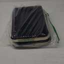 BALEINE Fabric Storage Bins for Shelves, Linen Storage Baskets for Organizing, Decorative Closet Storage Bins for Clothes, Toys, Home Storage (Black, 4 Pack) (4PCS/Large-15x11x9.5)