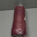 Super Soft Flannel Queen Blanket 90x90 Inches, Premium Checkered Jacquaed Silky Fleece Lightweight Bed Blanket All Season Use, Burgundy Strip, 90"x90"