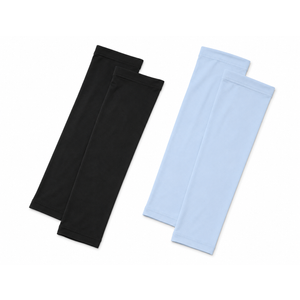Sunscreen Shawl Sleeves, 2 pcs, Black and Blue