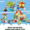 LEGO DUPLO Town Caring for Animals at The Farm Building Toys Playset - Learning, Educational Toys for Toddlers & Preschool, Ages 2+ - Building Blocks for Pretend Play Set W/Animal Figures - 10416