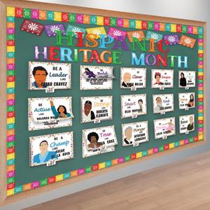 Hispanic Heritage Month Bulletin Board, Hispanic Heritage Month Banner Poster Decorations, Latin American Spanish Classroom Decorations, Hispanic Heritage Month Classroom School Party Supplies