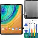 for iPad Air 5 Screen Replacement for iPad Air 5 10.9" LCD Screen Replacement for iPad Air 5 5th Generation Digitizer Touch Screen Display Assembly Replacement 2022 A2589 A2591 Black