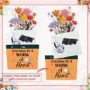 Motipuns 12 Pcs Teacher Appreciation Gift Cards Holders Bulk Teacher Gift Card Holder Flower Sunflower Money and Gift Card Sleeves for End of Year Best Teacher Appreciation Week Graduation Gifts