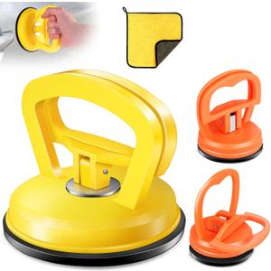 Car Dent Repair Kit (3 Pack) 110LBS Suction Cup Dent Puller for Auto Body, Remove Small to Medium Dents on Car Door, Hood, Fridge, and Glass DIY Dent Remover Tool with Strong Vacuum Seal (EXP 12/31/36)