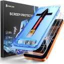 MAGIC JOHN 2 Pack for iPhone 17 Pro Max 6.9 inch Tempered Glass Screen Protector, Auto Dust-Elimination, Bubble Free, HD Clear, Easy Installation