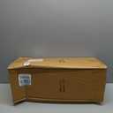 JHY DESIGN Set of 2 Outdoor Candle Lanterns 22"&17" H Decorative Vintage Metal Candle Holders for Garden Porch Indoor Outdoor Parties Weddings Patio Home Decor(Gold)