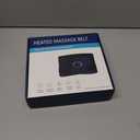 Cordless Heating Pad for Back Pain Relief, Lumbar Massaager with Heat, Rechargeable Heating Massage,Heated Back Belt Abdomen Warmer Lumbar Support (Black)